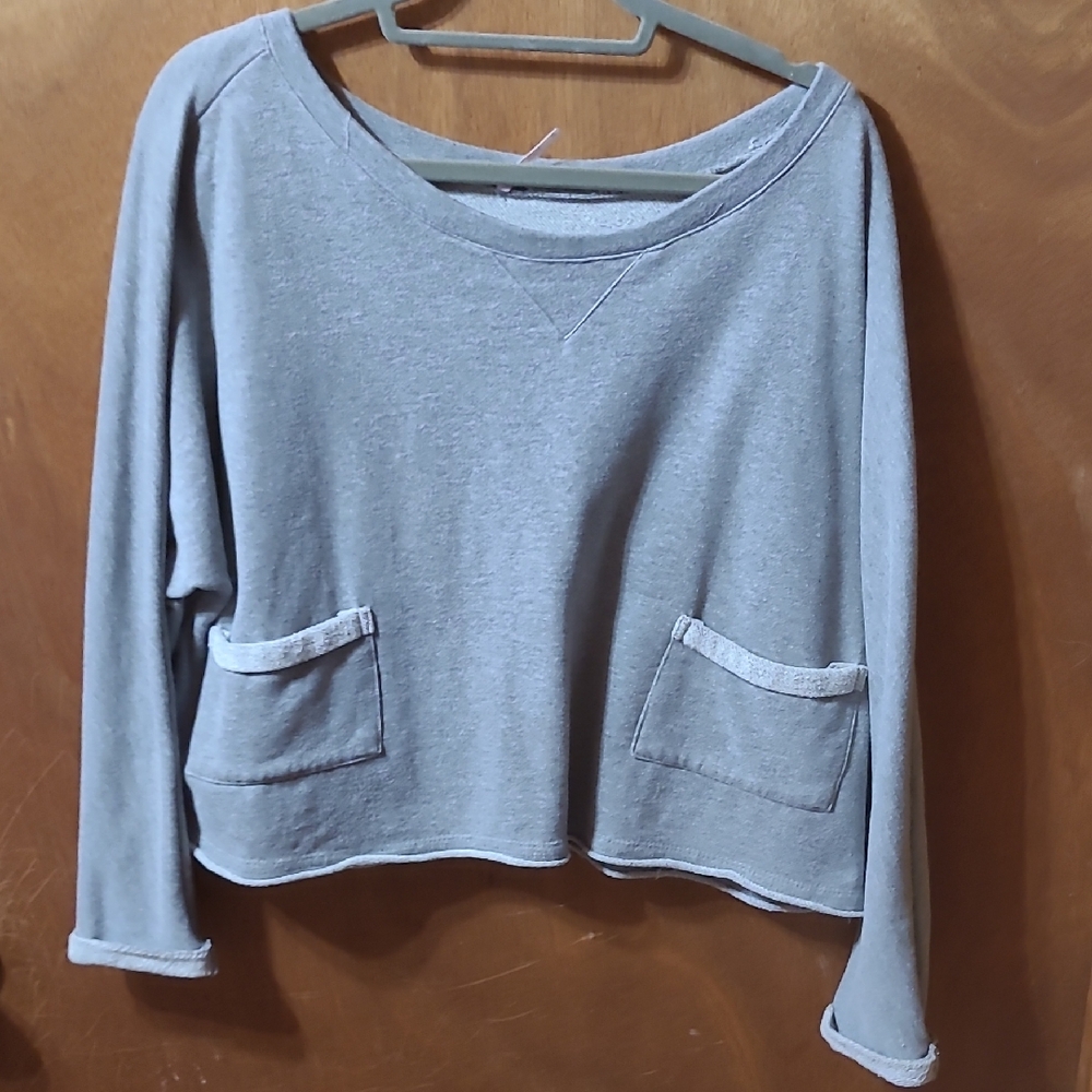 Poof! Light Gray Women's Sweatshirt